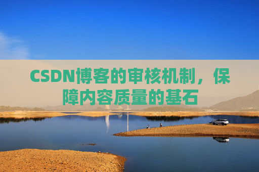 CSDN博客的审核机制,保障内容质量的基石